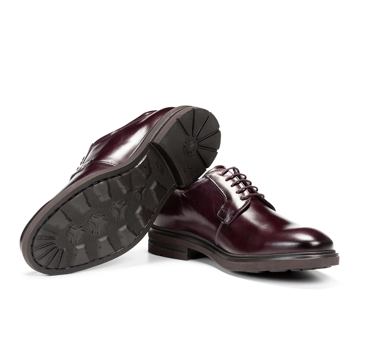 BELGAS F0631 Burgunderfarbe Schuh - Image 4