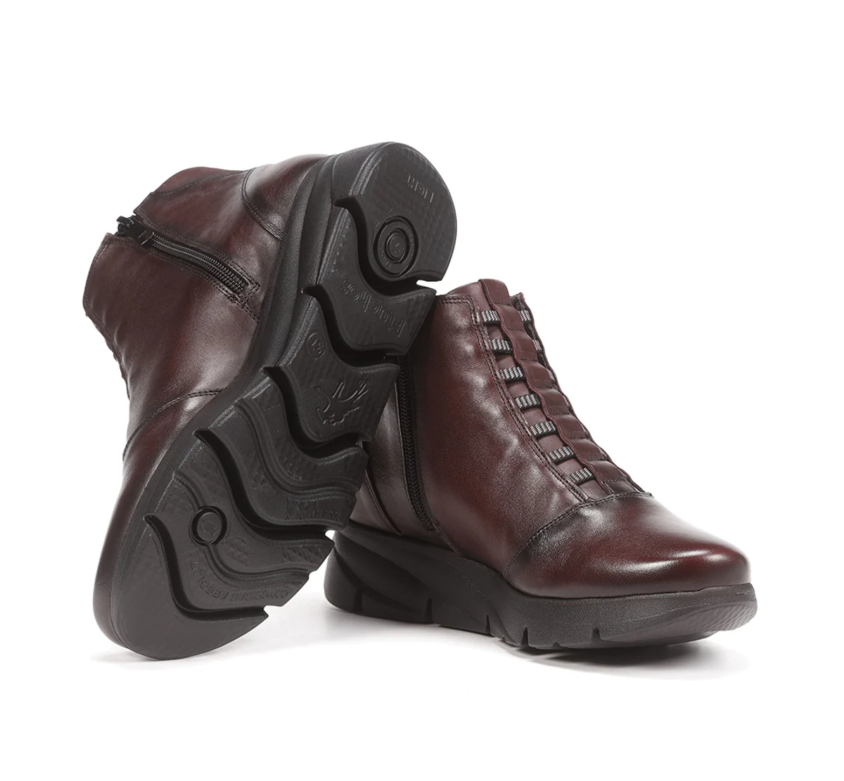 BONA F1358 Burgunderfarbe Stiefeletten - Image 4