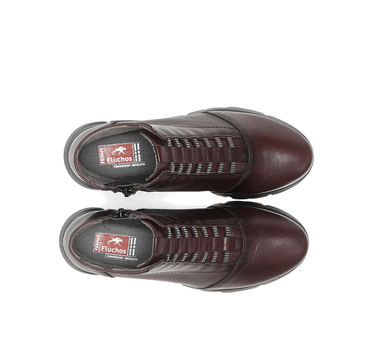 BONA F1358 Burgunderfarbe Stiefeletten - Image 5