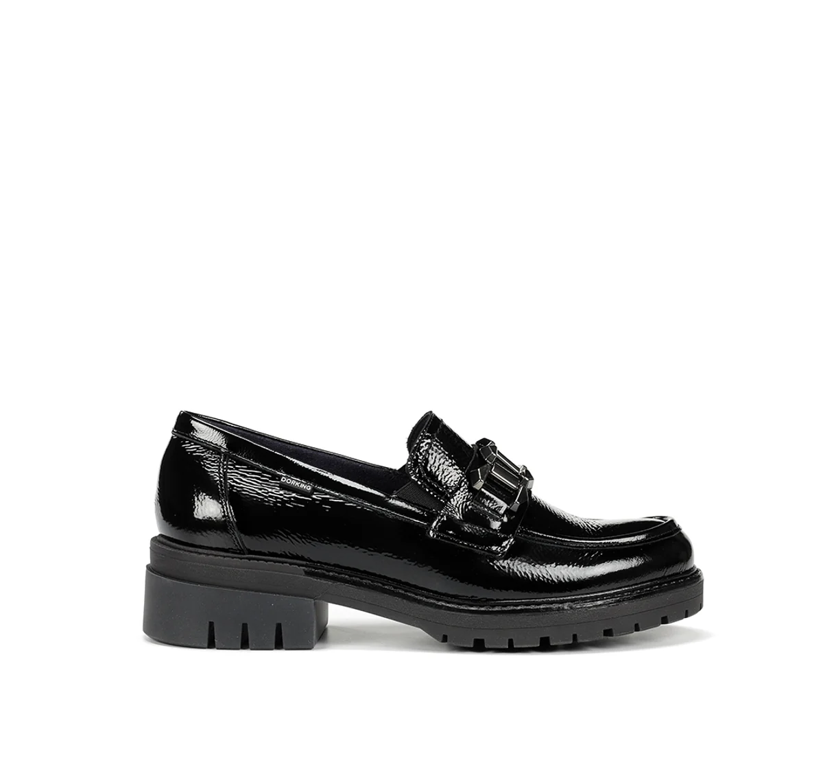 CADY D9578 Schwarze Mokassin