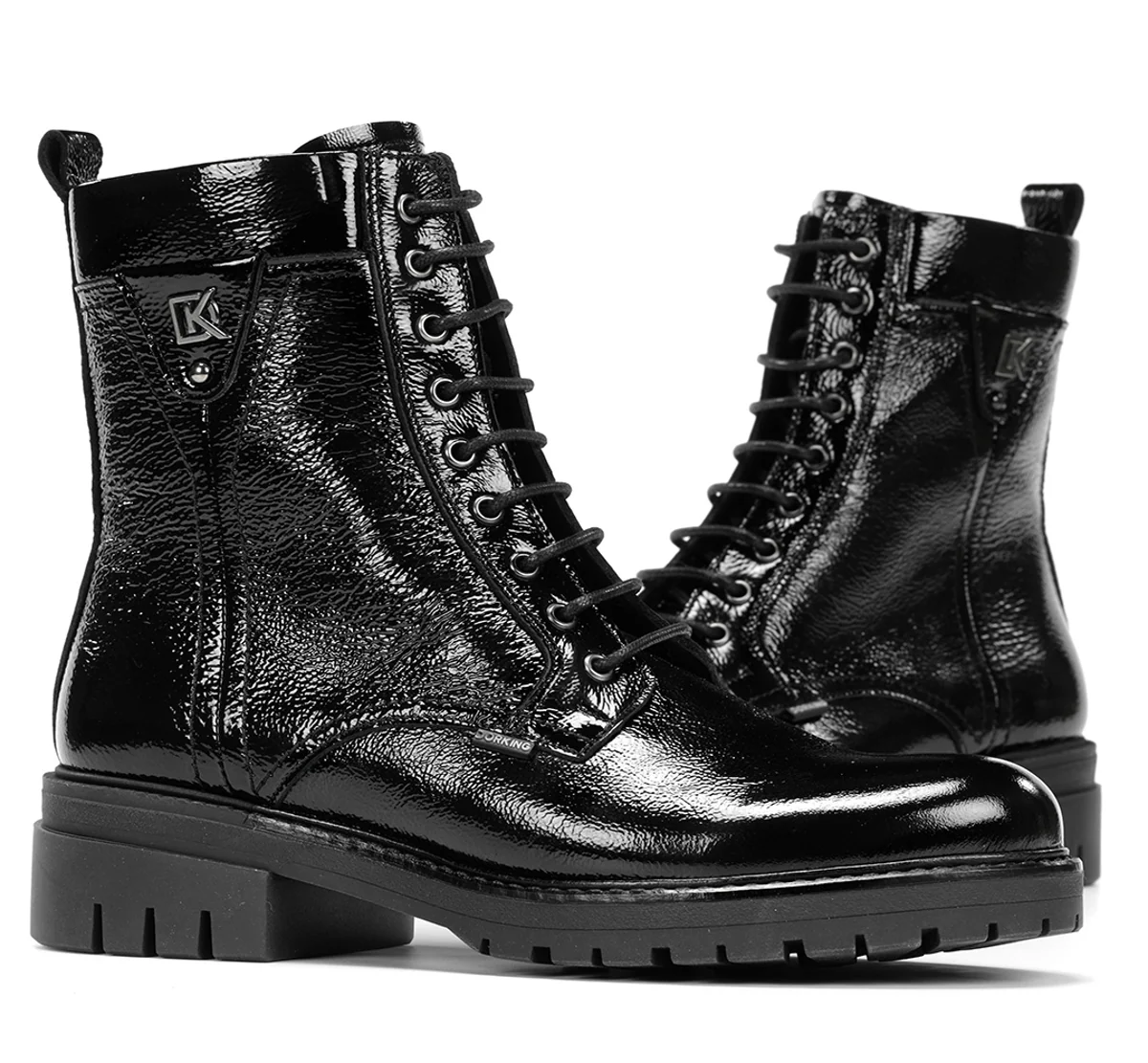CADY D9583 Schwarze Stiefeletten - Image 7