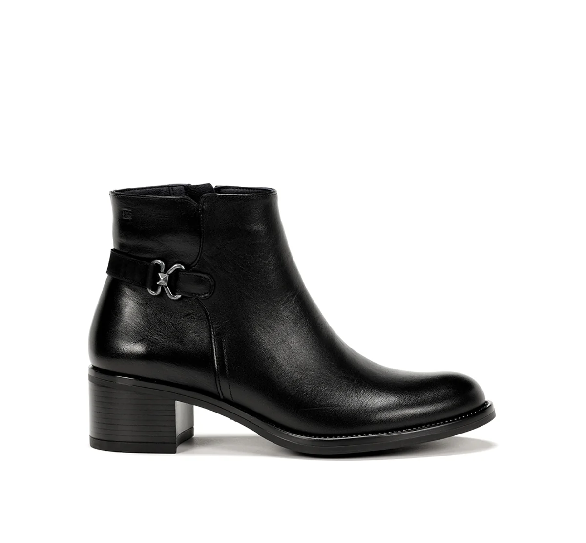 CHIARA D8966 Schwarze Stiefeletten