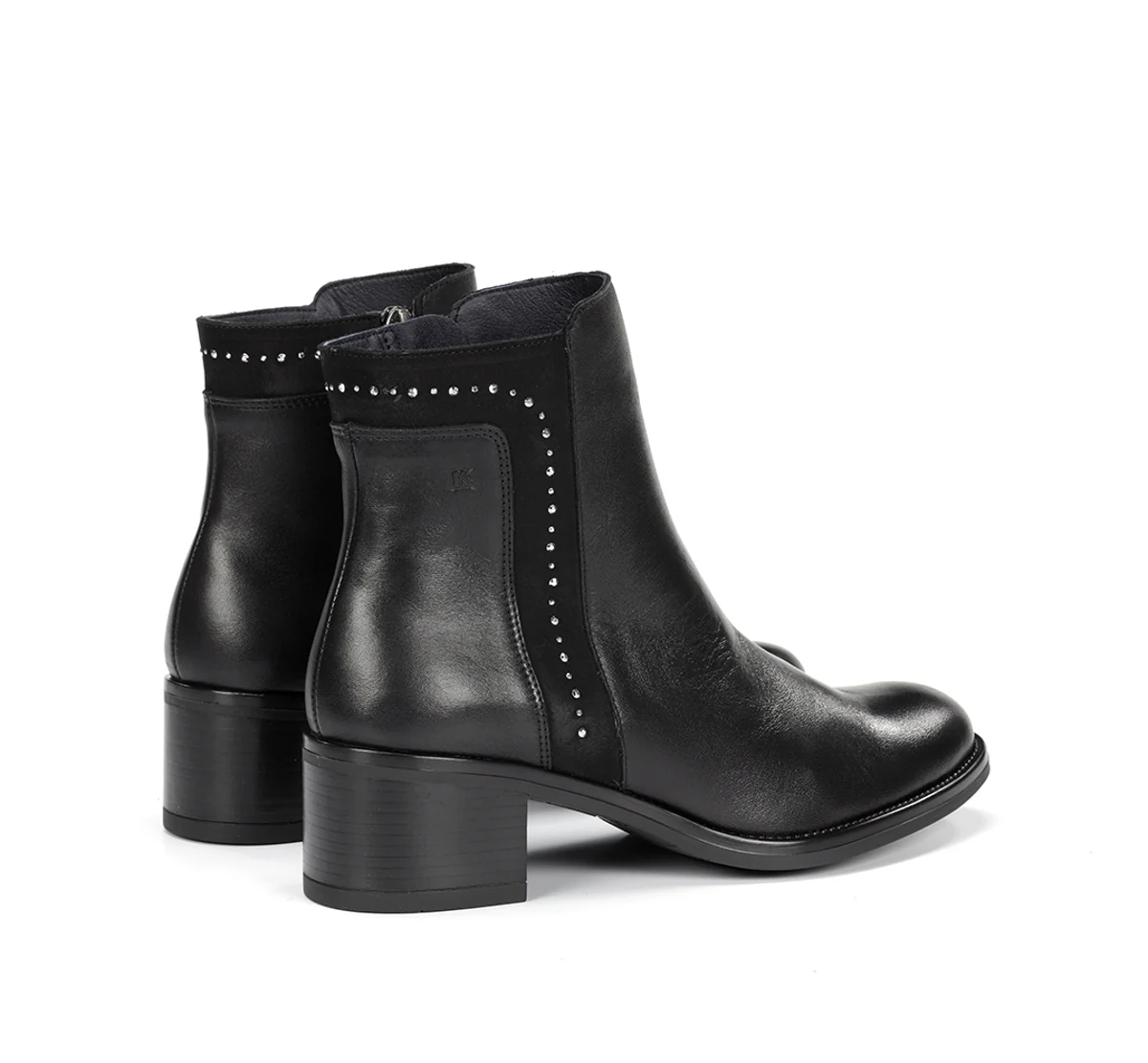 CHIARA D9134 Schwarze Stiefeletten - Image 3