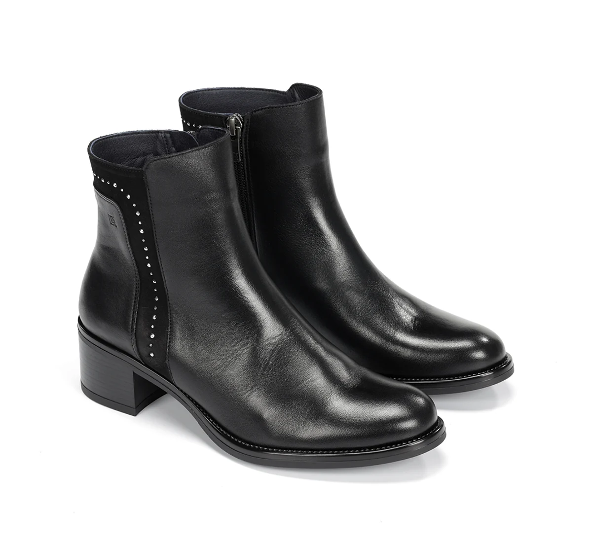 CHIARA D9134 Schwarze Stiefeletten - Image 4