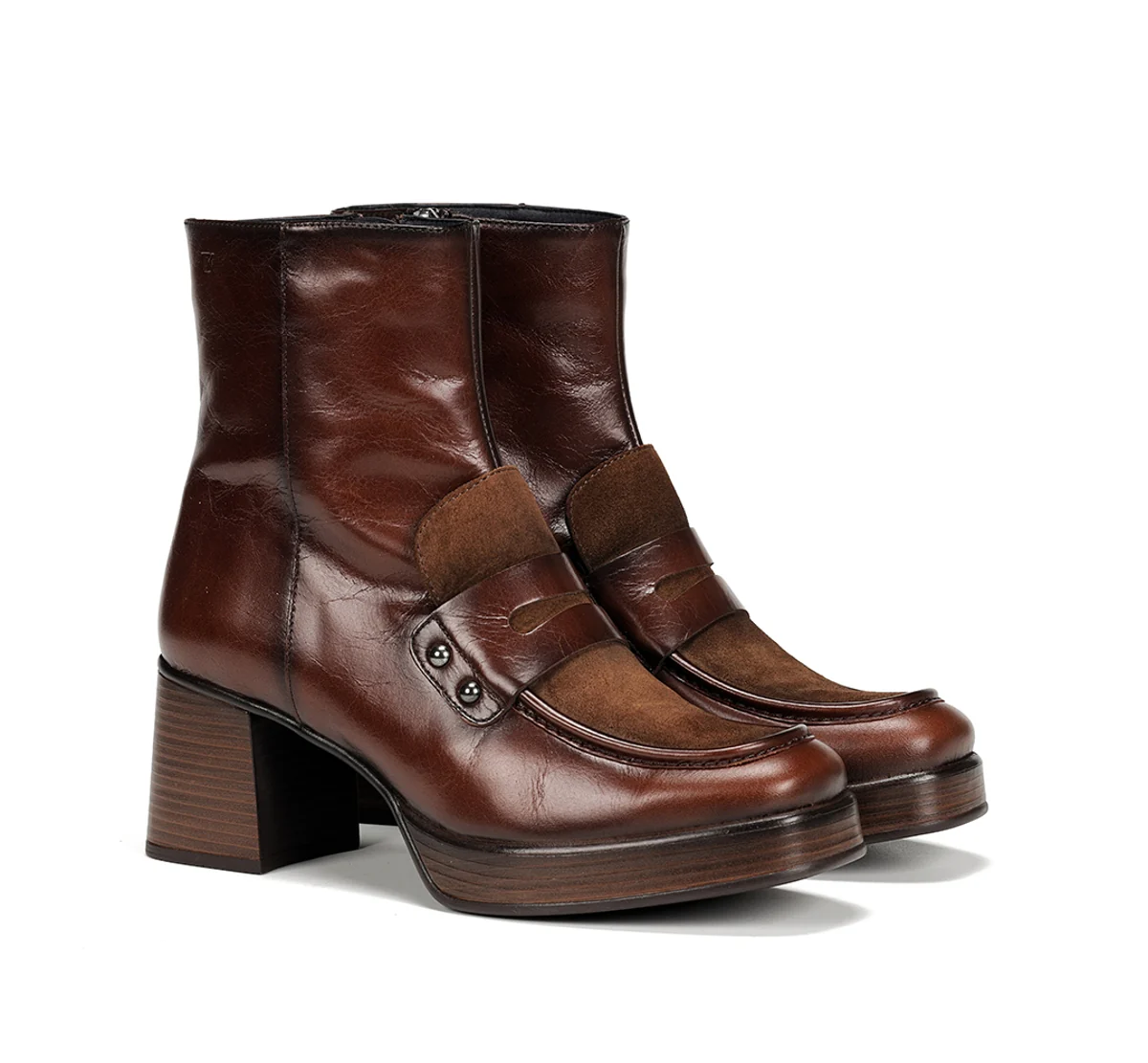 CRISTEL D9158 Brauner Stiefeletten - Image 2