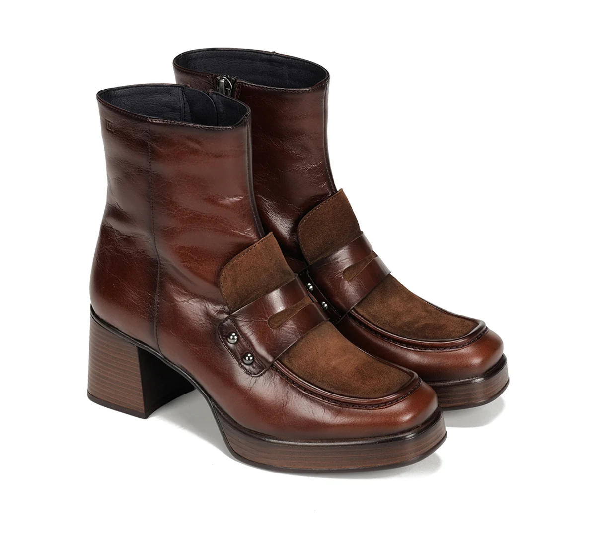 CRISTEL D9158 Brauner Stiefeletten - Image 4