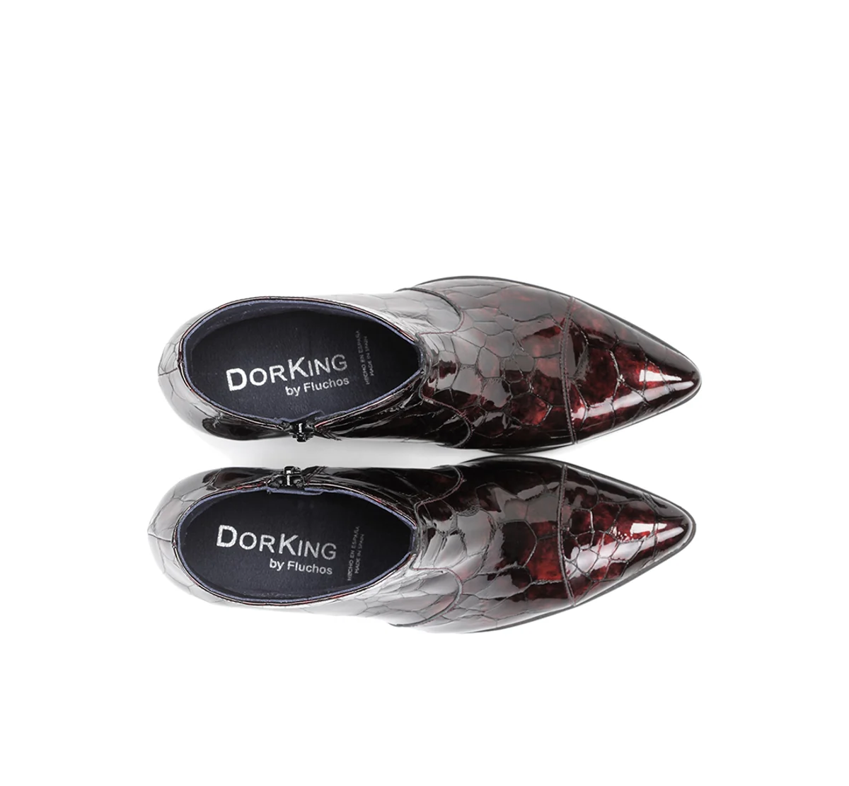 DEISY D8248 Burgunderfarbe Stiefeletten - Image 4