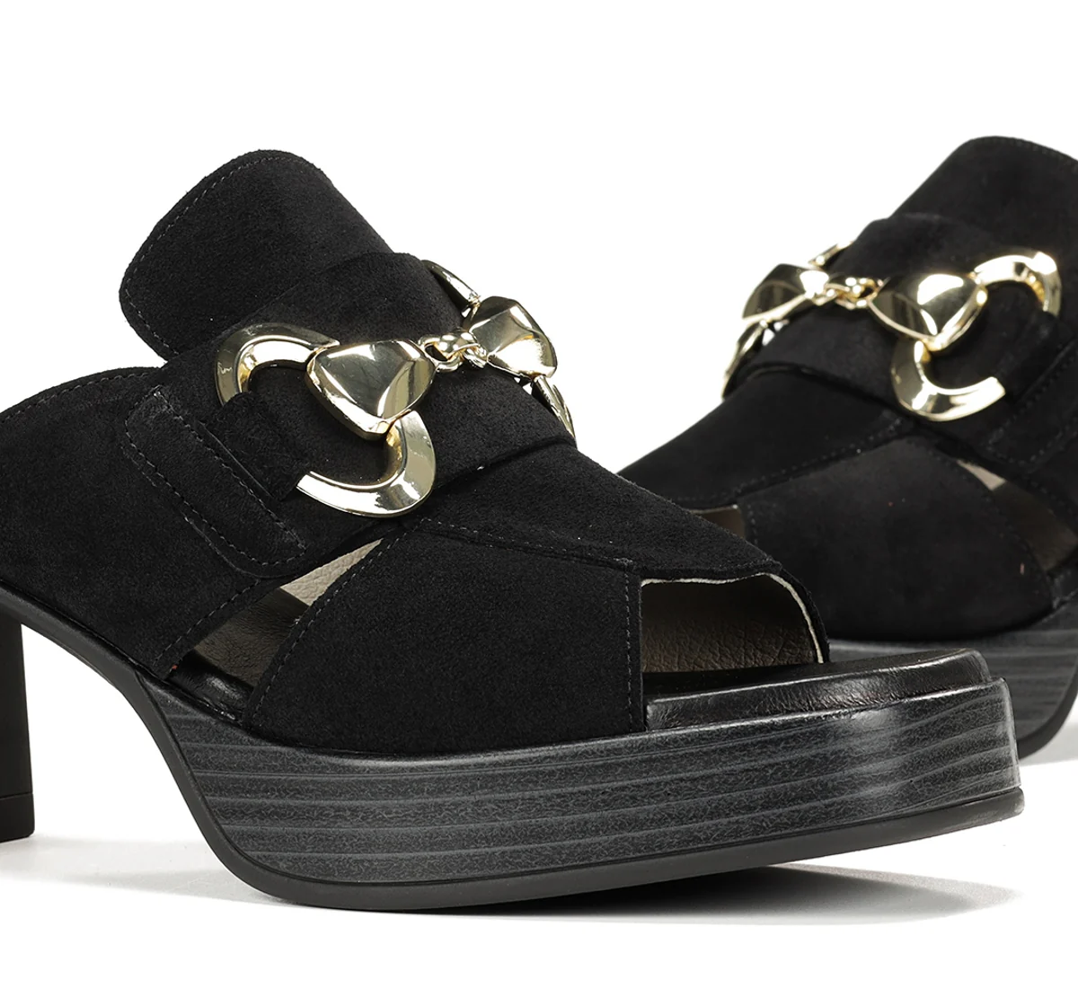 DIAMOND D9284 Schwarze Sandale - Image 7