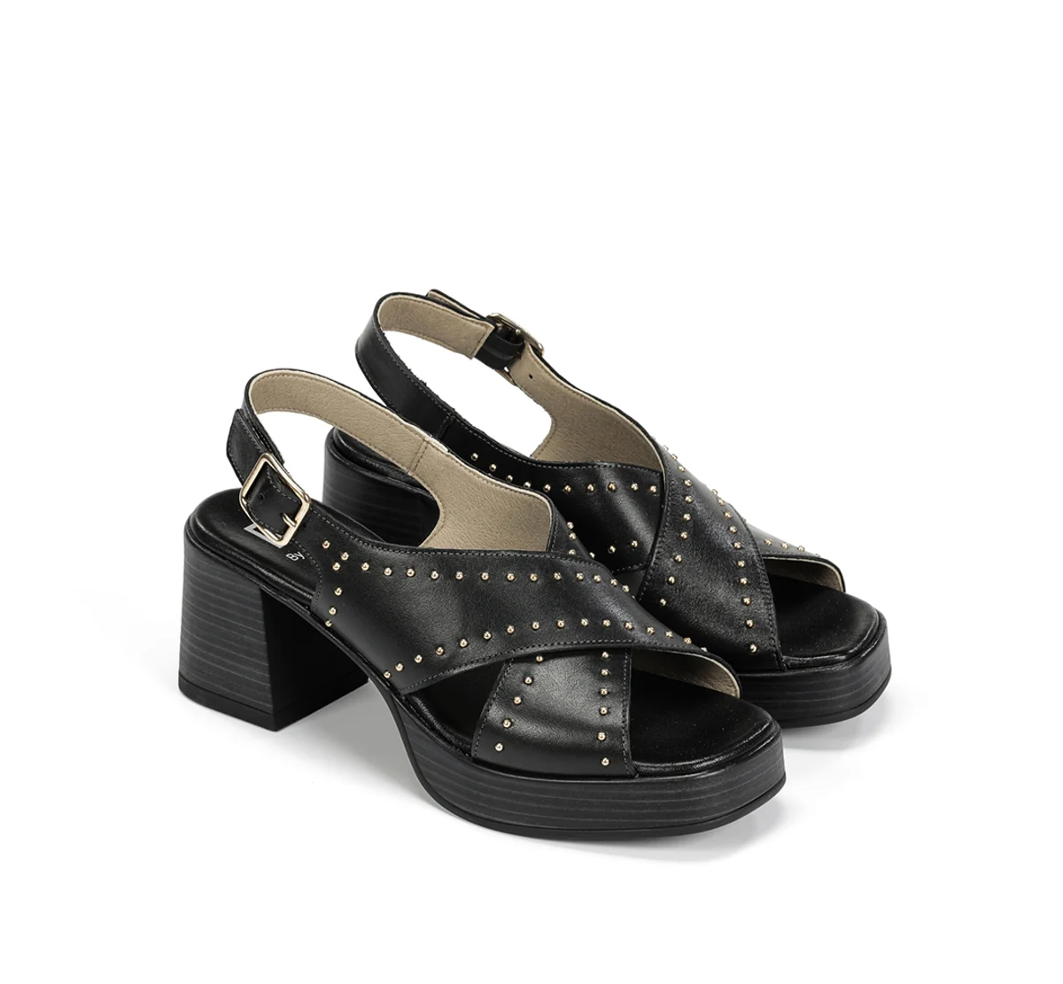 DIAMOND D9333 Schwarze Sandale - Image 4