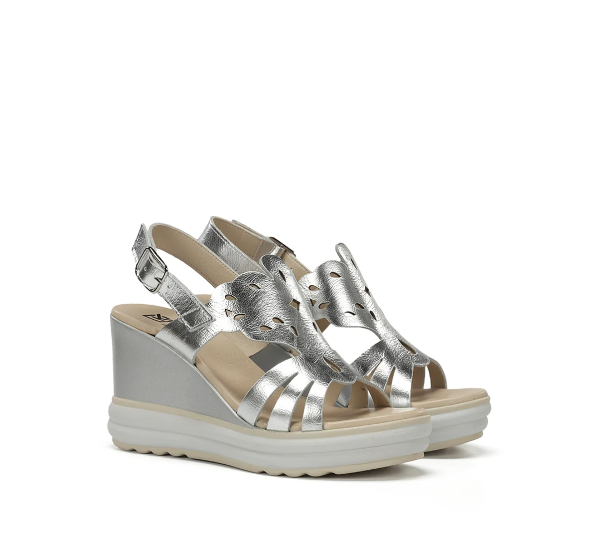 DIANE D9697 Silberne Sandale - Image 2