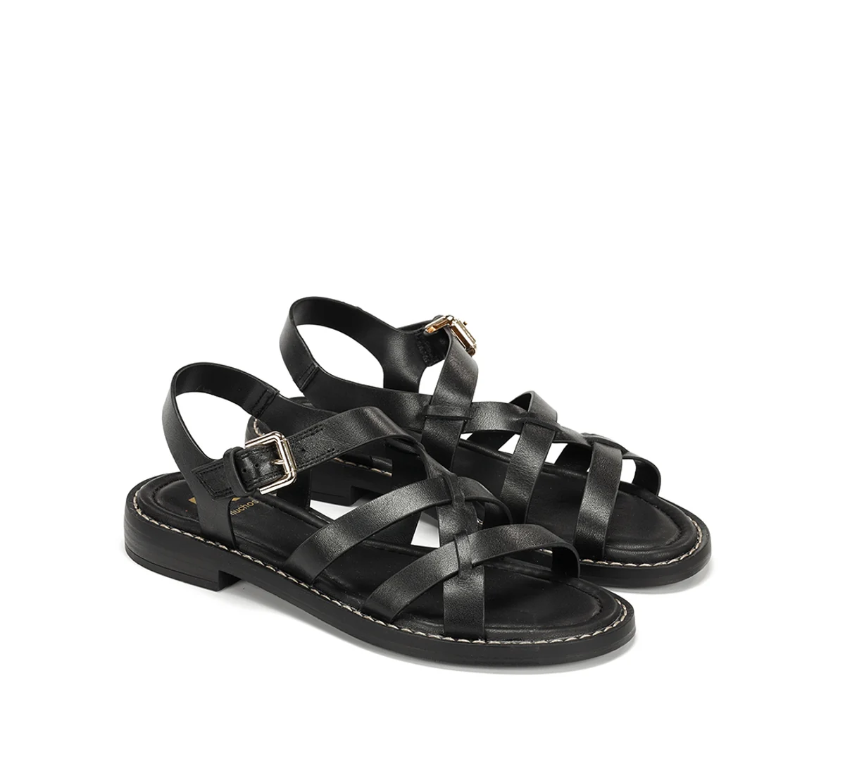 EGA D9730 Schwarze Sandale - Image 4