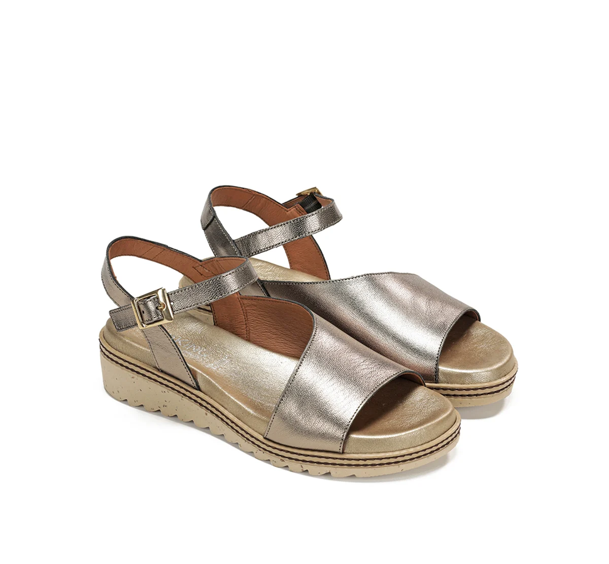 ESPE D8771 Silberne Sandale - Image 4