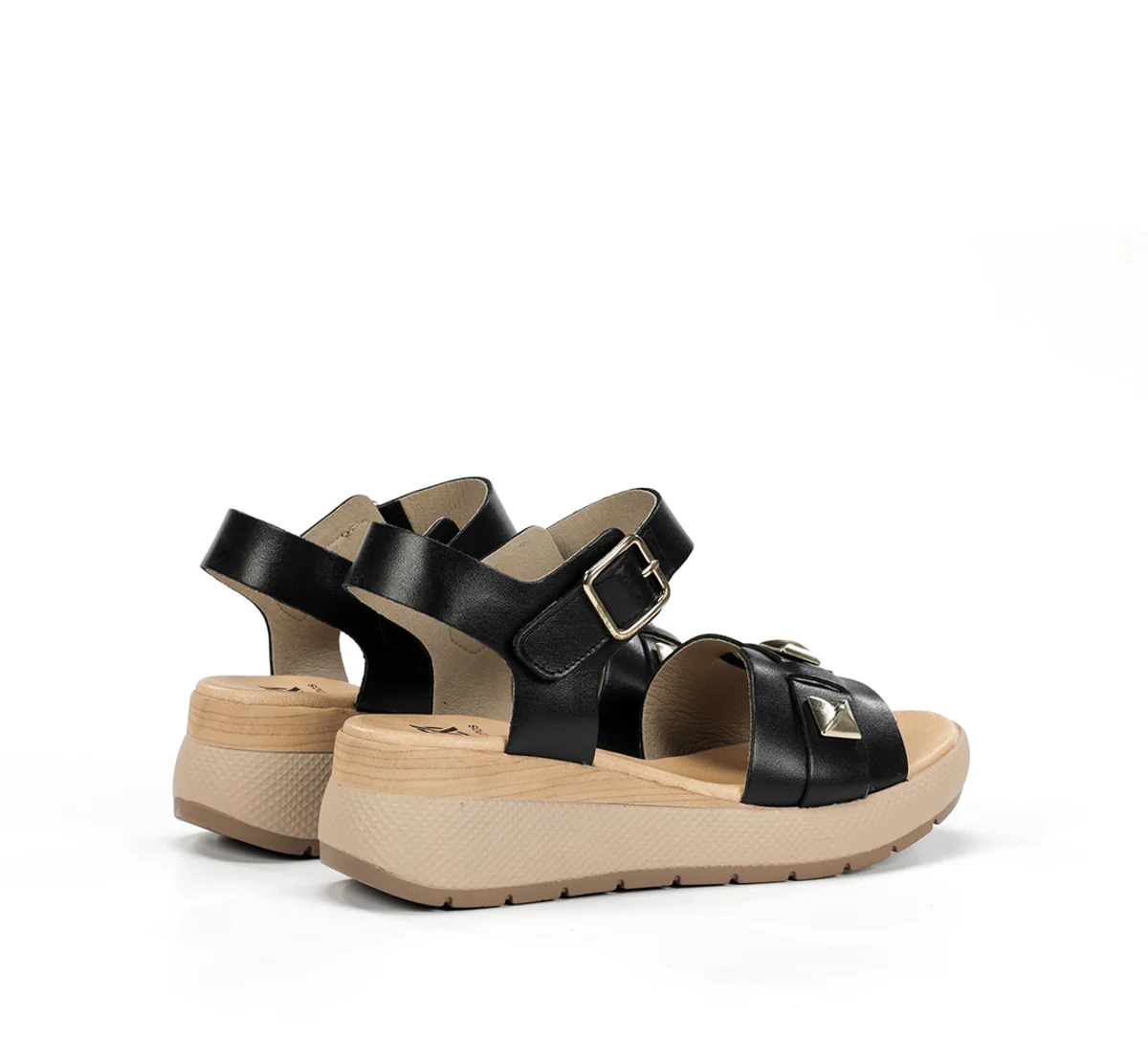 EVER D9497 Schwarze Sandale - Image 3