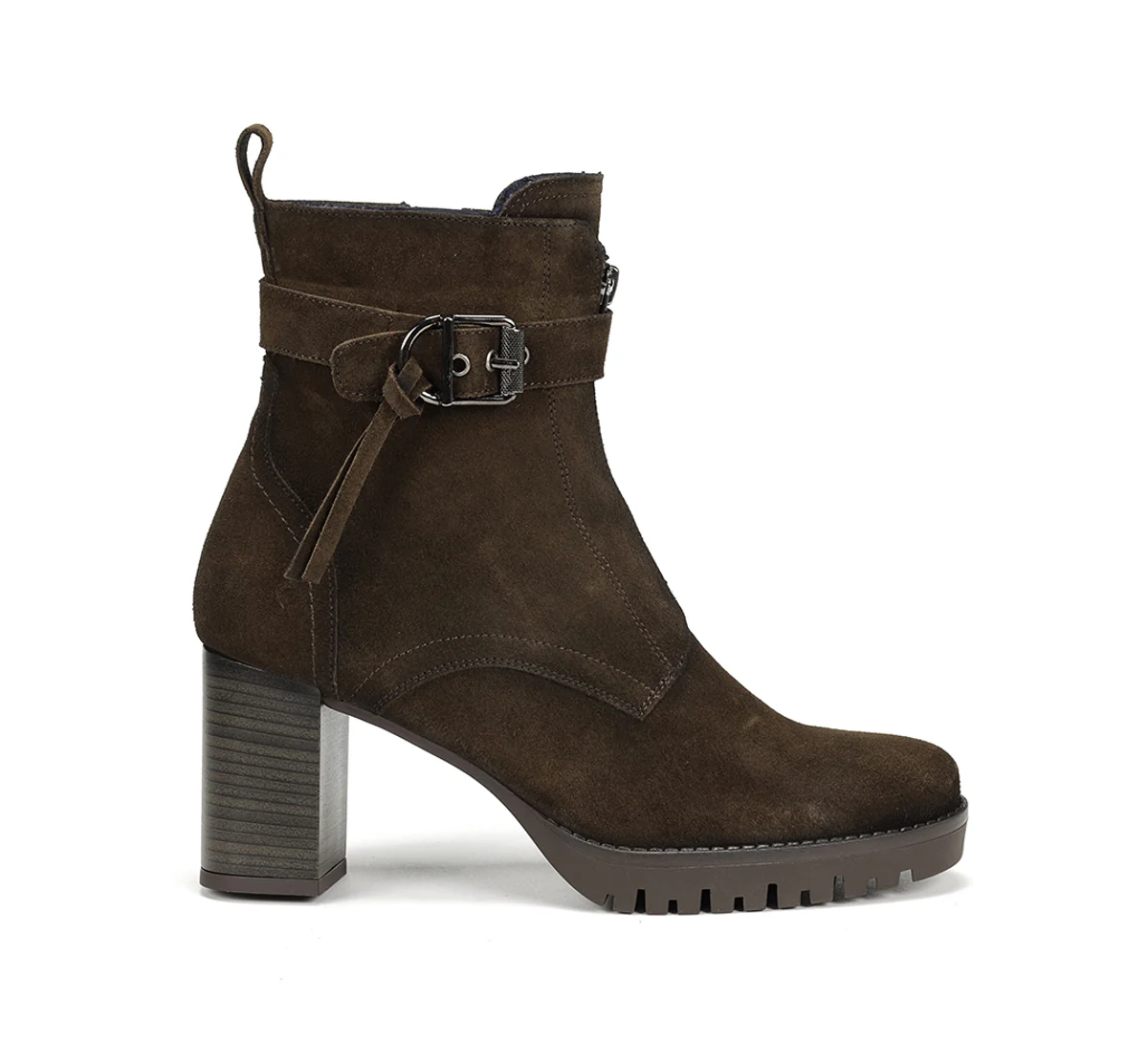 EVIE D9163 Grüner Stiefeletten
