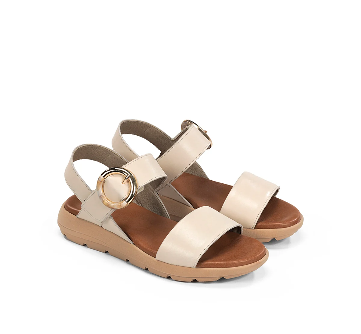 GANDIA D9468 Taupe Sandale - Image 4