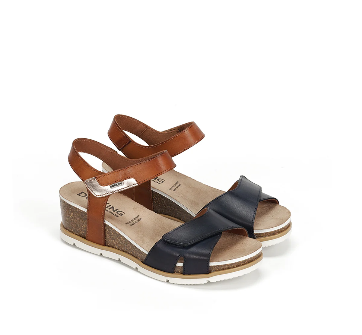 GOLD D9512 Blaue Sandale - Image 4
