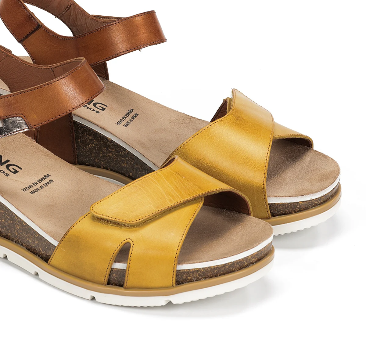GOLD D9512 Gelber Sandale - Image 6
