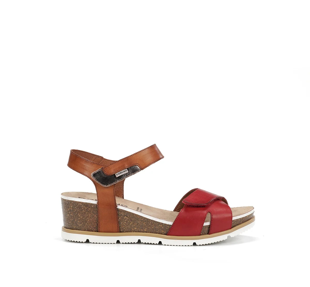 GOLD D9512 ROTE SANDALE