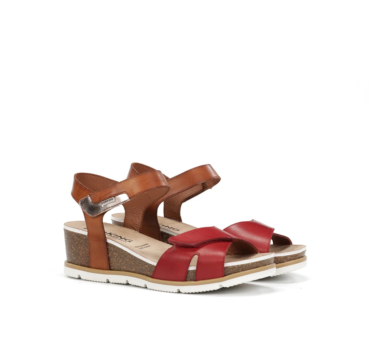 GOLD D9512 ROTE SANDALE - Image 2