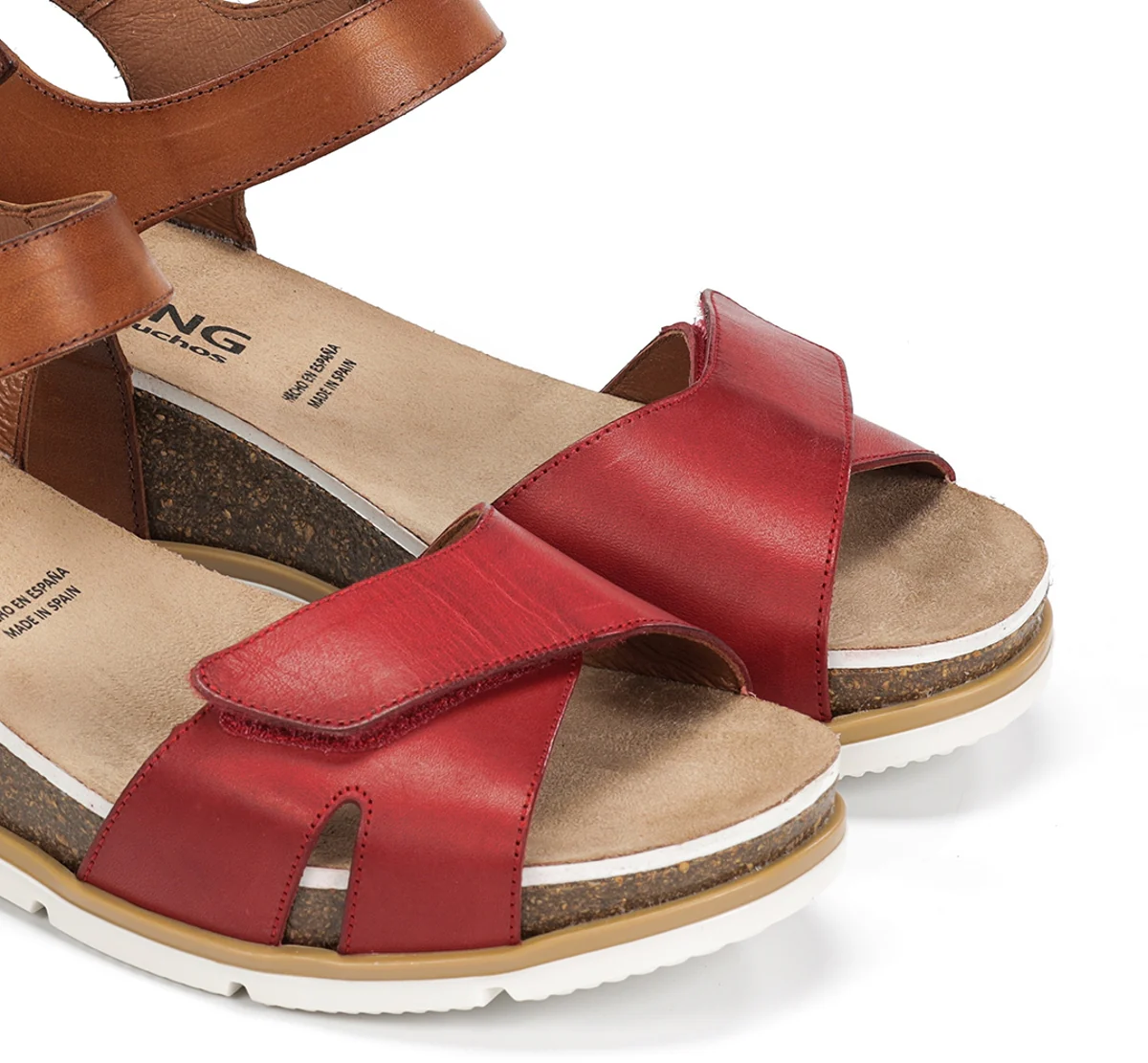 GOLD D9512 ROTE SANDALE - Image 6