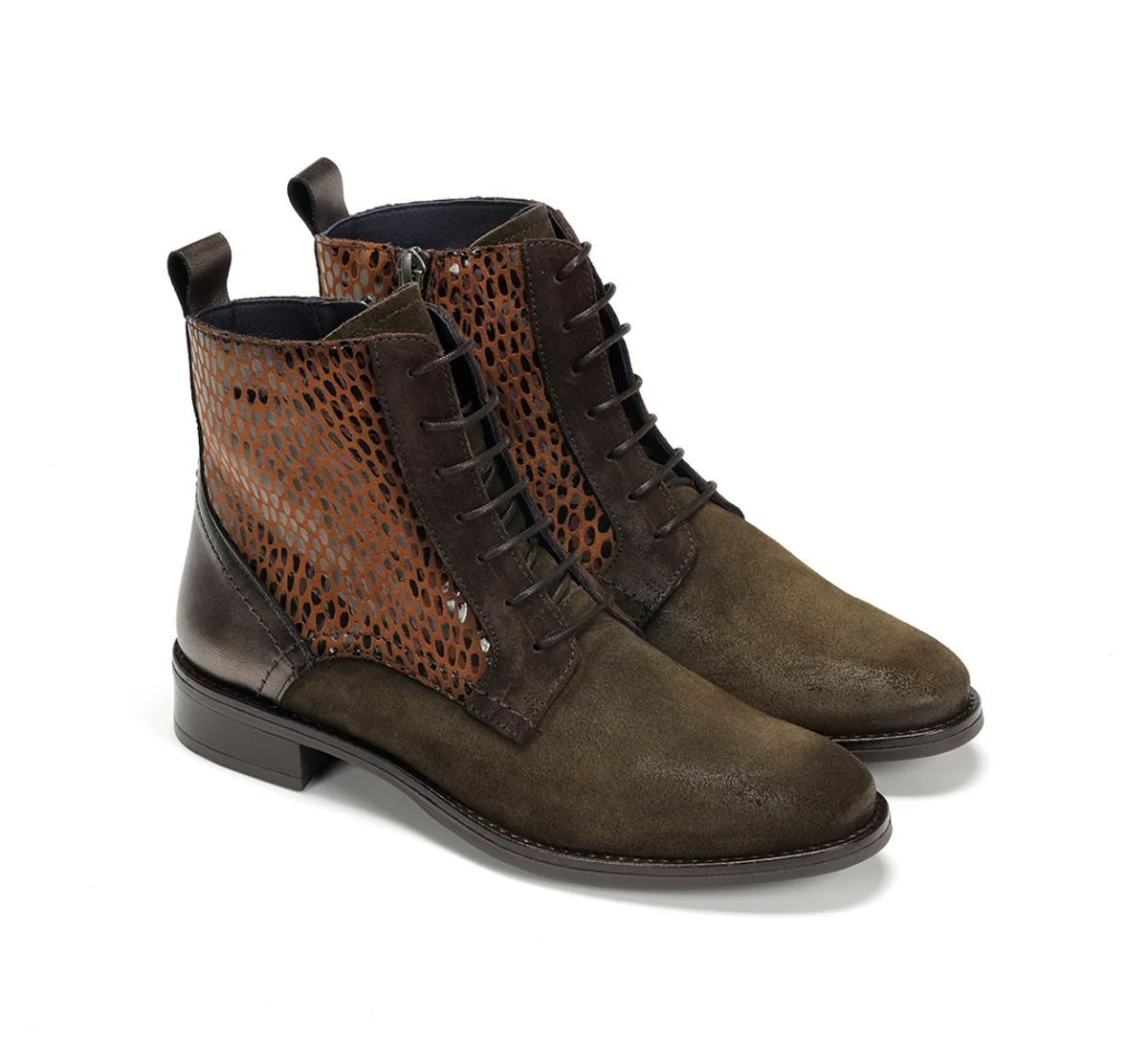 HARVARD D8709 Grüner Stiefeletten - Image 4