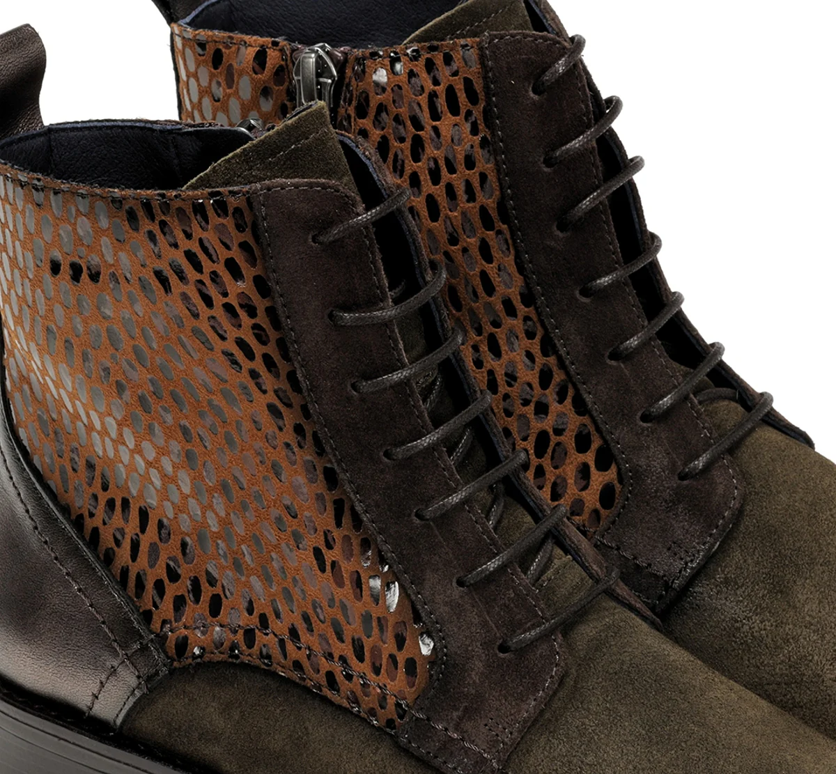 HARVARD D8709 Grüner Stiefeletten - Image 6