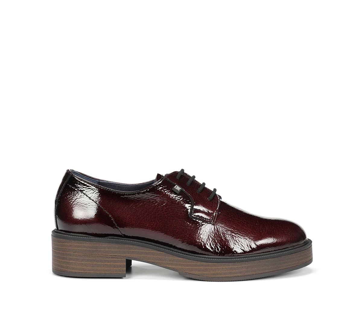 IDALY D9387 Burgunderfarbe Schuh