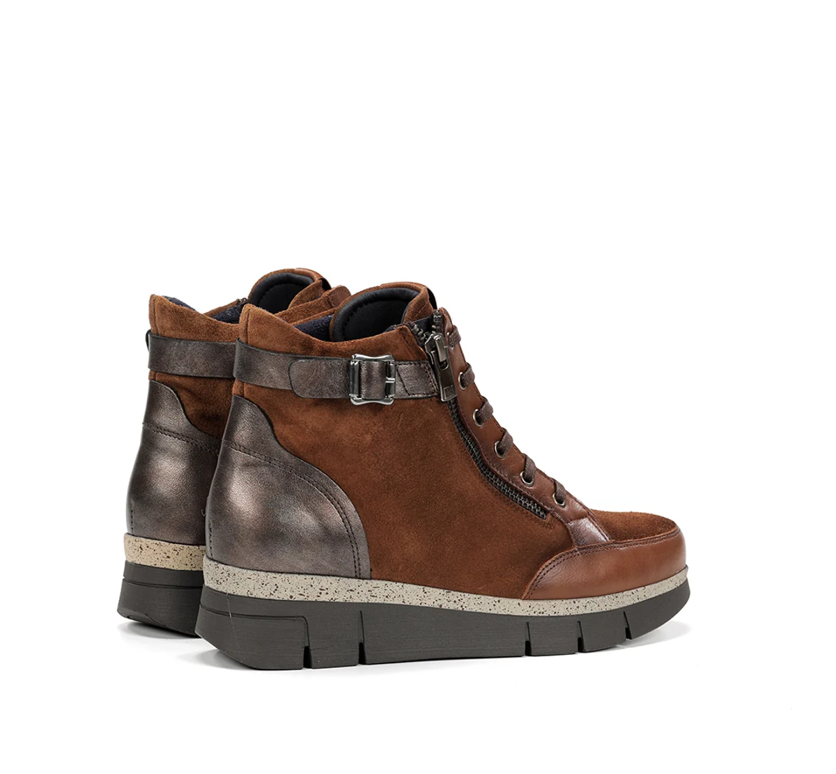 INDIA D9329 Brauner Stiefeletten - Image 3