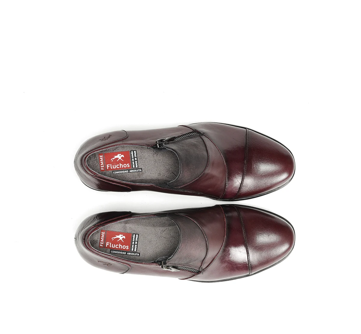 NYDIA F1802 Burgunderfarbe Slip On - Image 6