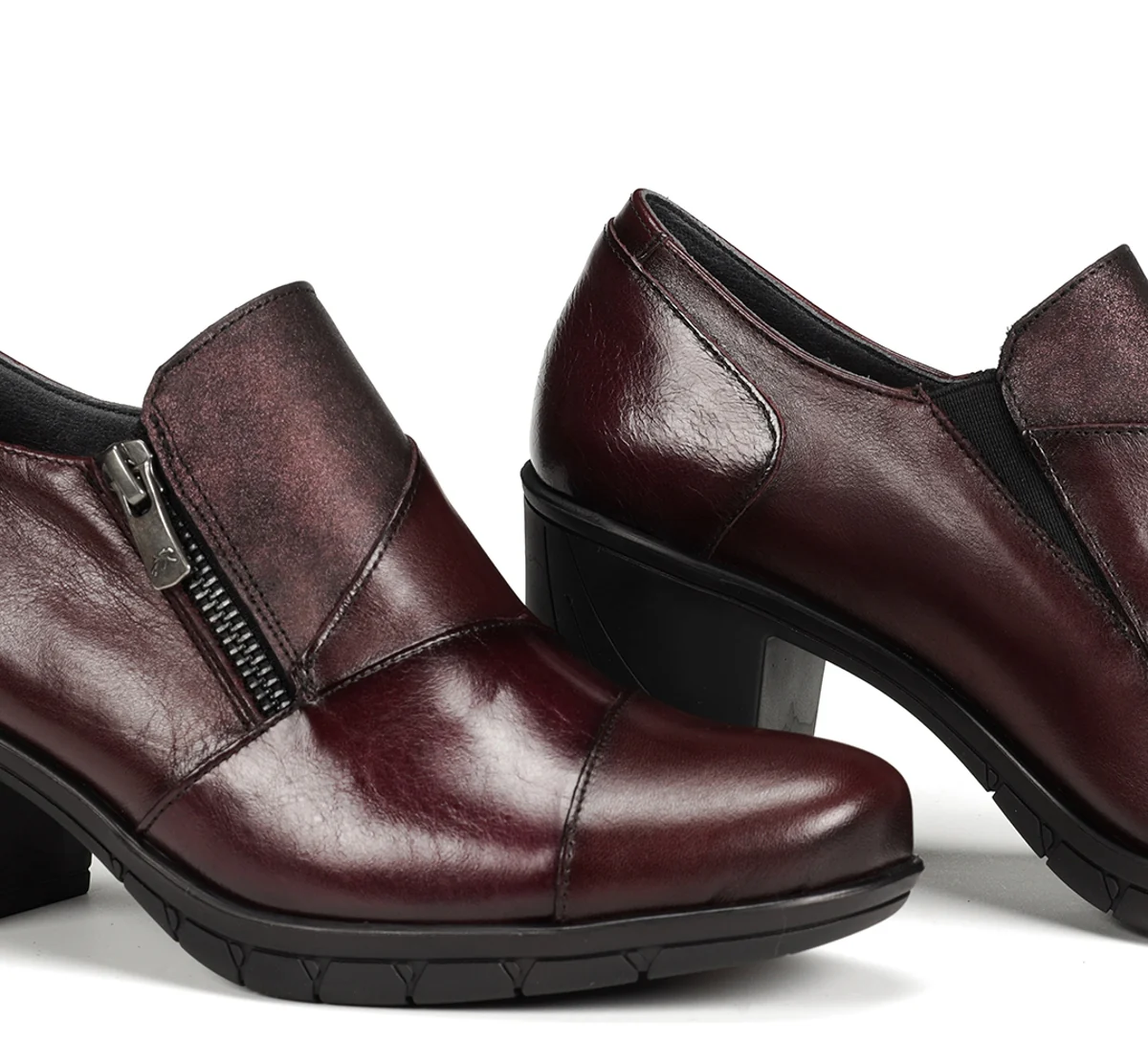 NYDIA F1802 Burgunderfarbe Slip On - Image 7