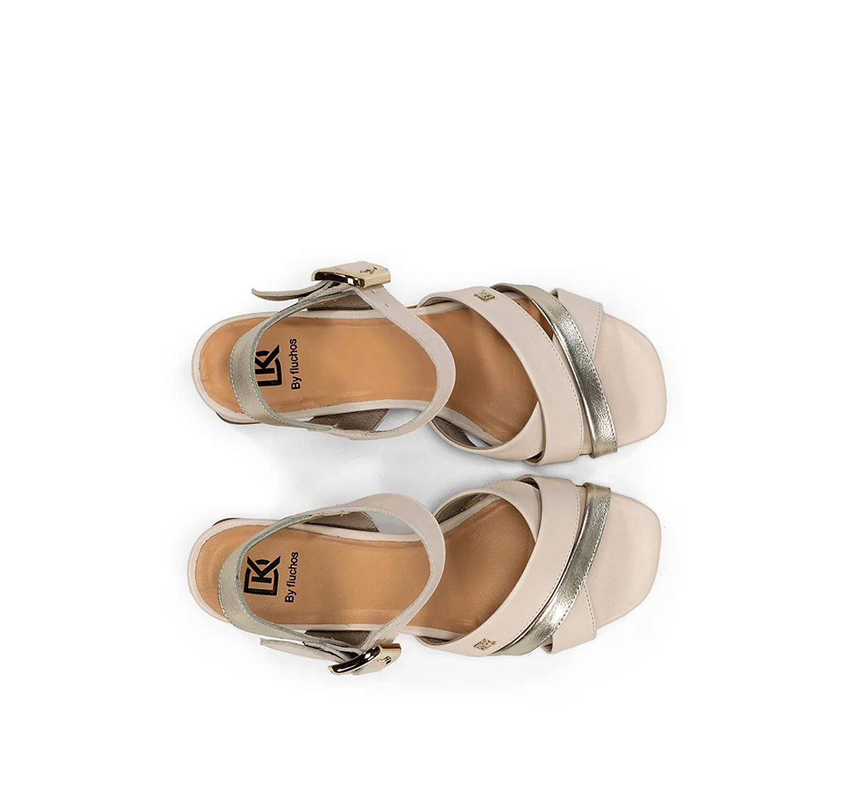 LARUS D9461 Taupe Sandale - Image 5