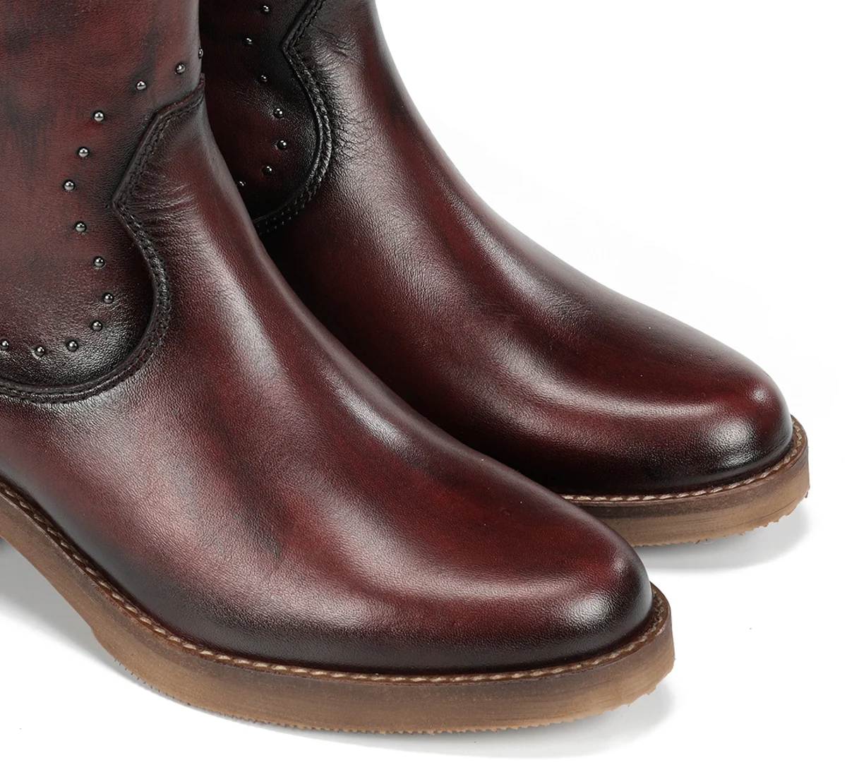 LAYLA D9549 Burgunderfarbe Stiefeletten - Image 6