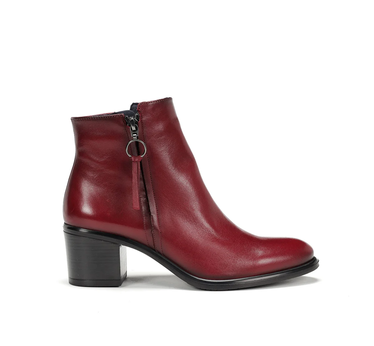 LEXI D8606 Burgunderfarbe Stiefeletten