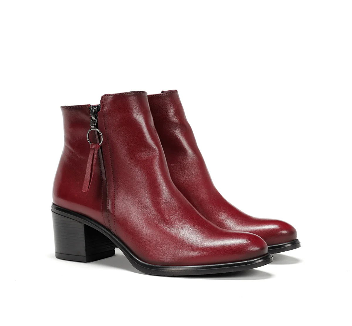 LEXI D8606 Burgunderfarbe Stiefeletten - Image 2