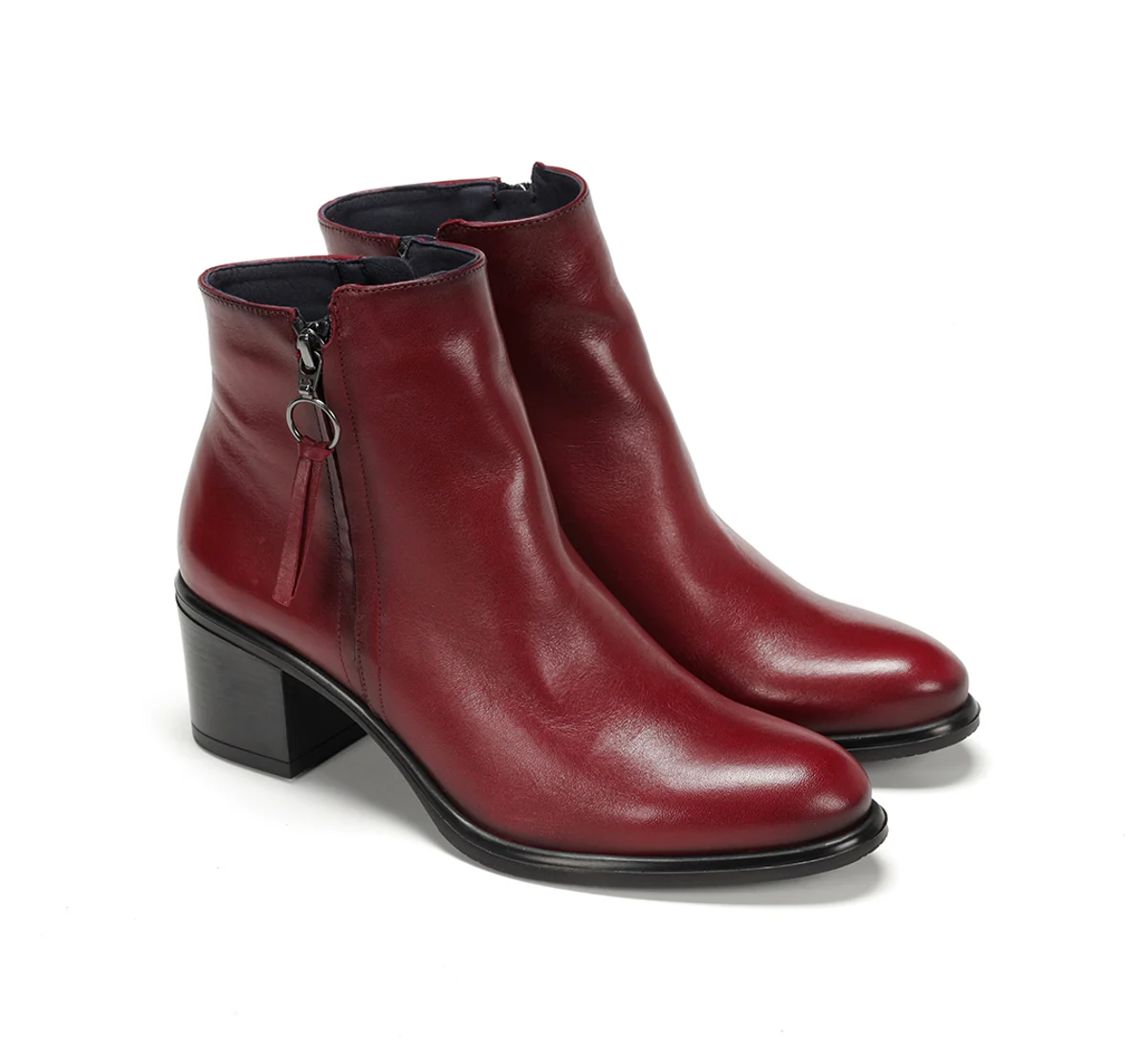 LEXI D8606 Burgunderfarbe Stiefeletten - Image 4