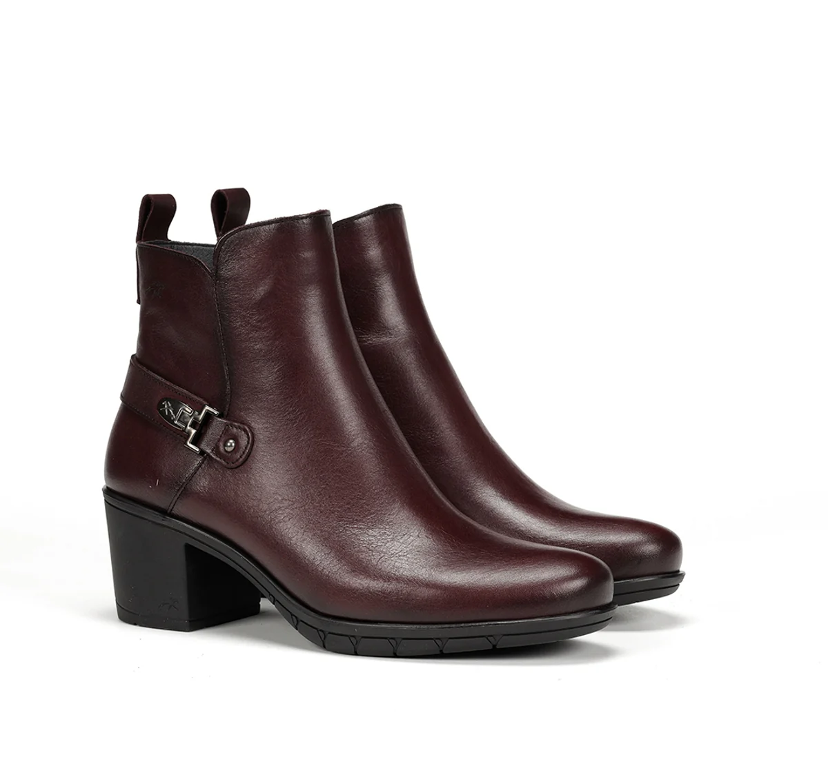 NYDIA F1798 Burgunderfarbe Stiefeletten - Image 2