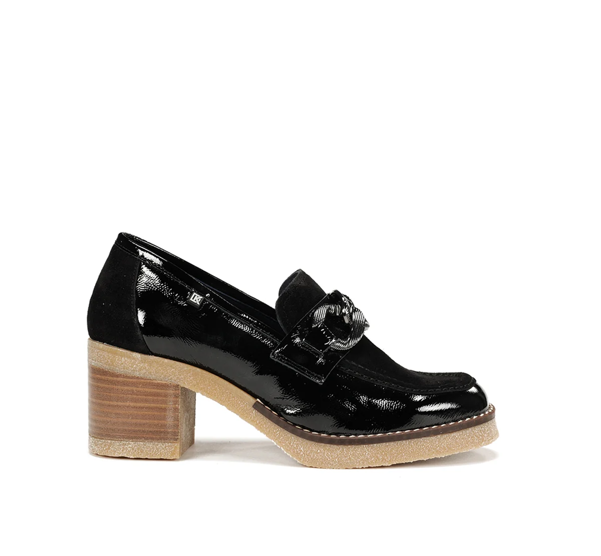 OPRAH D9193 Schwarze Mokassin