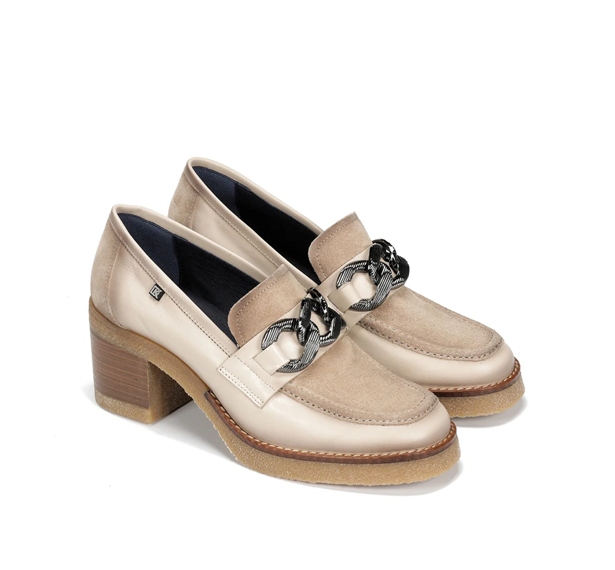 OPRAH D9193 Taupe Mokassin - Image 4