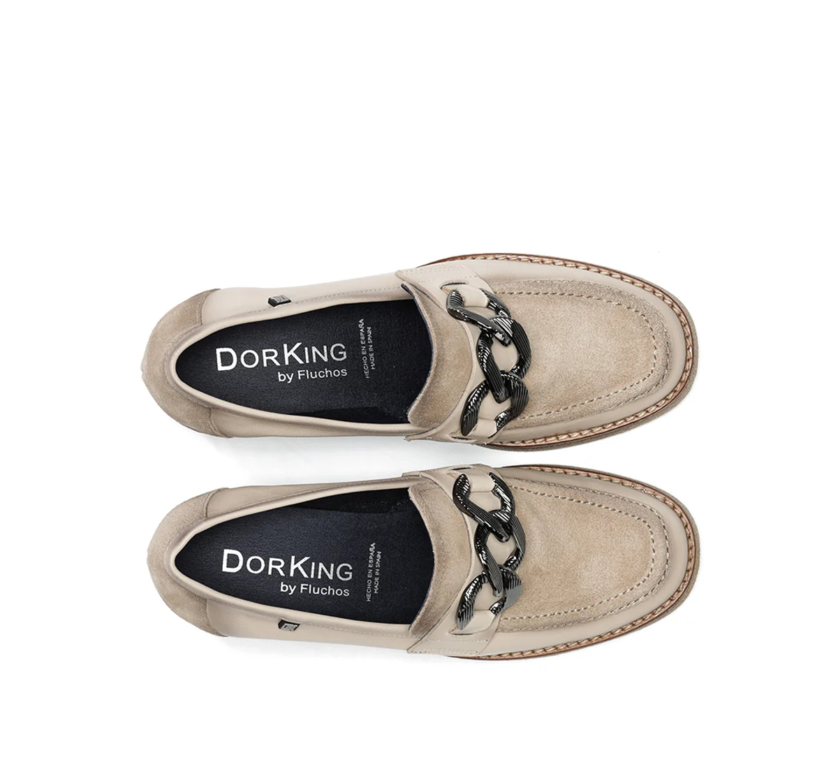 OPRAH D9193 Taupe Mokassin - Image 5
