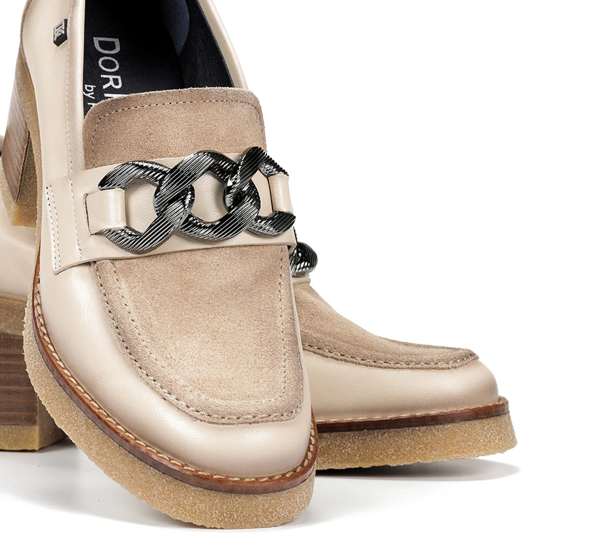 OPRAH D9193 Taupe Mokassin - Image 7