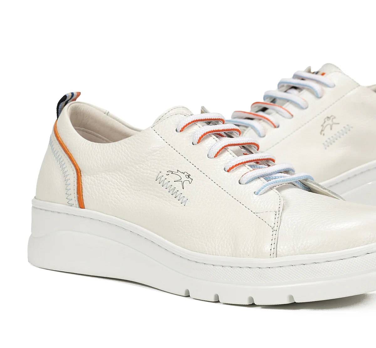 POMPAS F1422 Weißer Turnschuhe - Image 7
