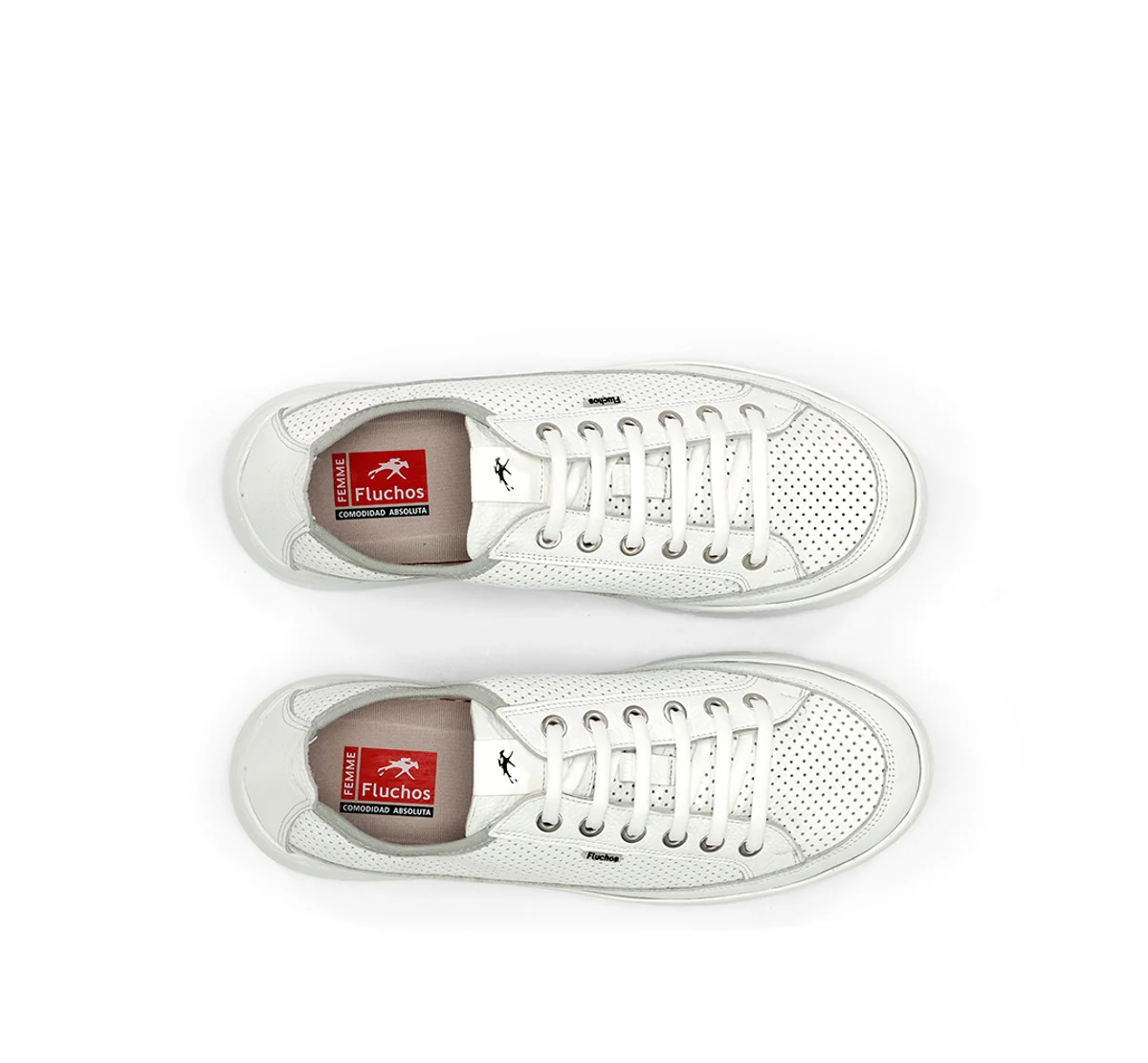 POMPAS F2123 Weißer Turnschuhe - Image 5