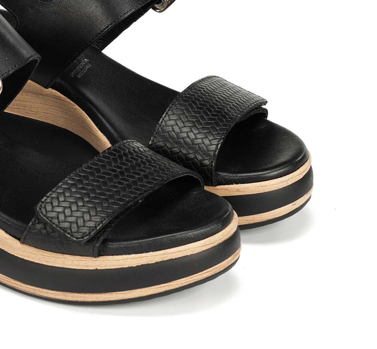 PRINCE D9642 Schwarze Sandale - Image 6