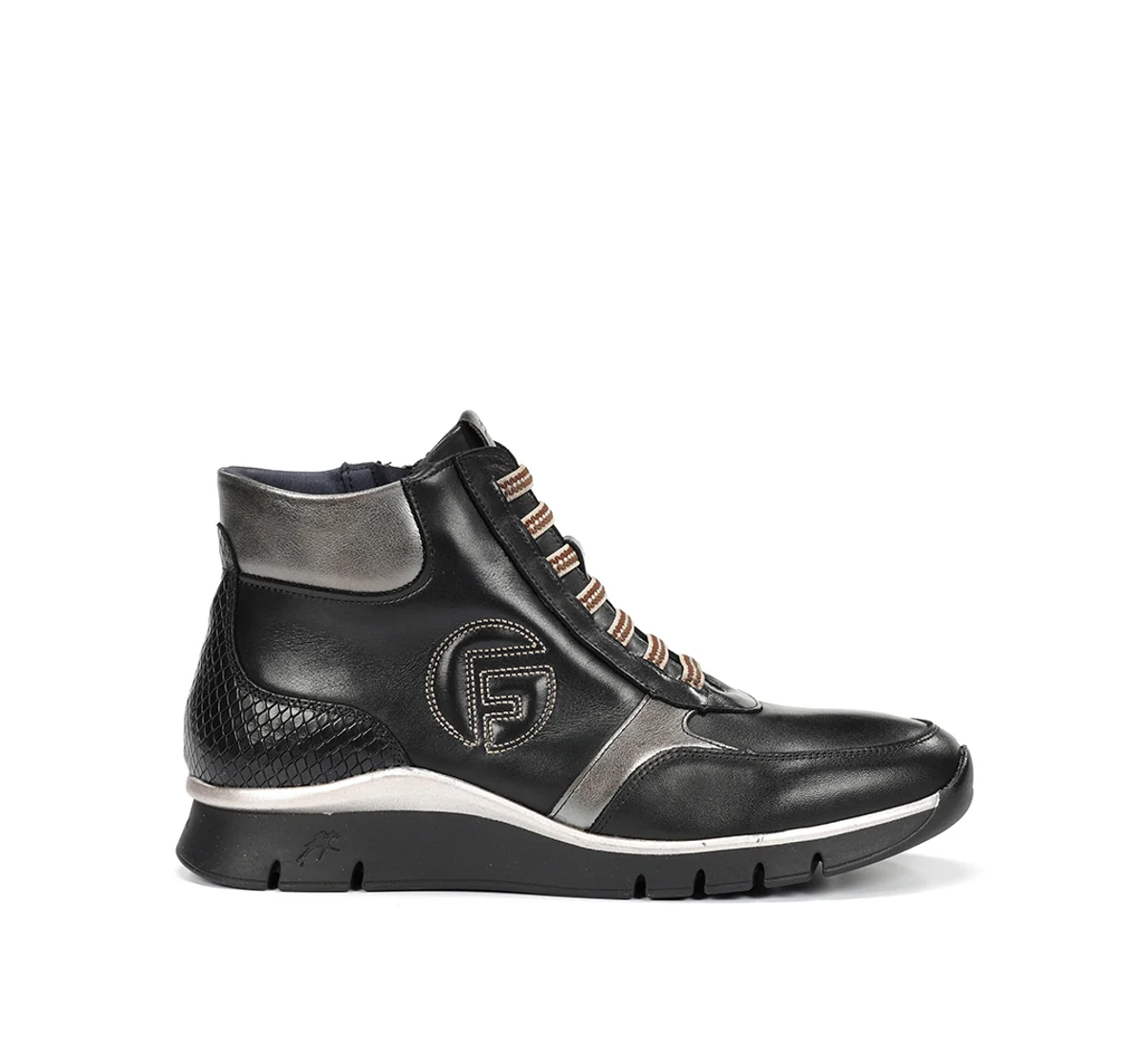 UNION F2077 Schwarze Stiefeletten