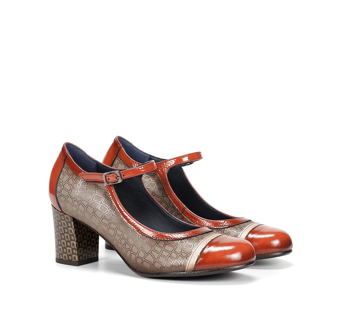 RODIN D8669 Taupe Schuh - Image 2