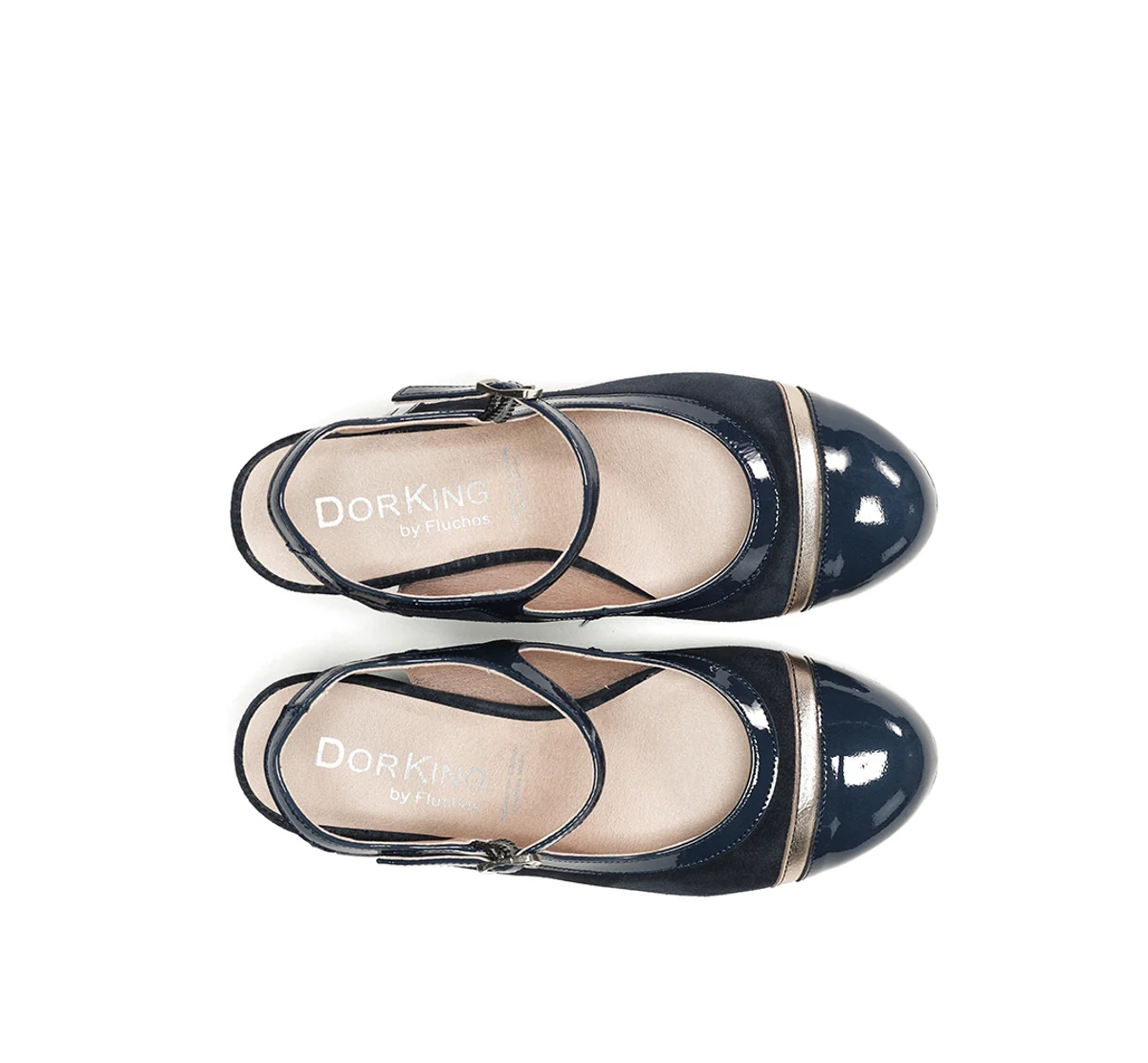RODIN D9093 Blauer Heeled-Schuh - Image 5