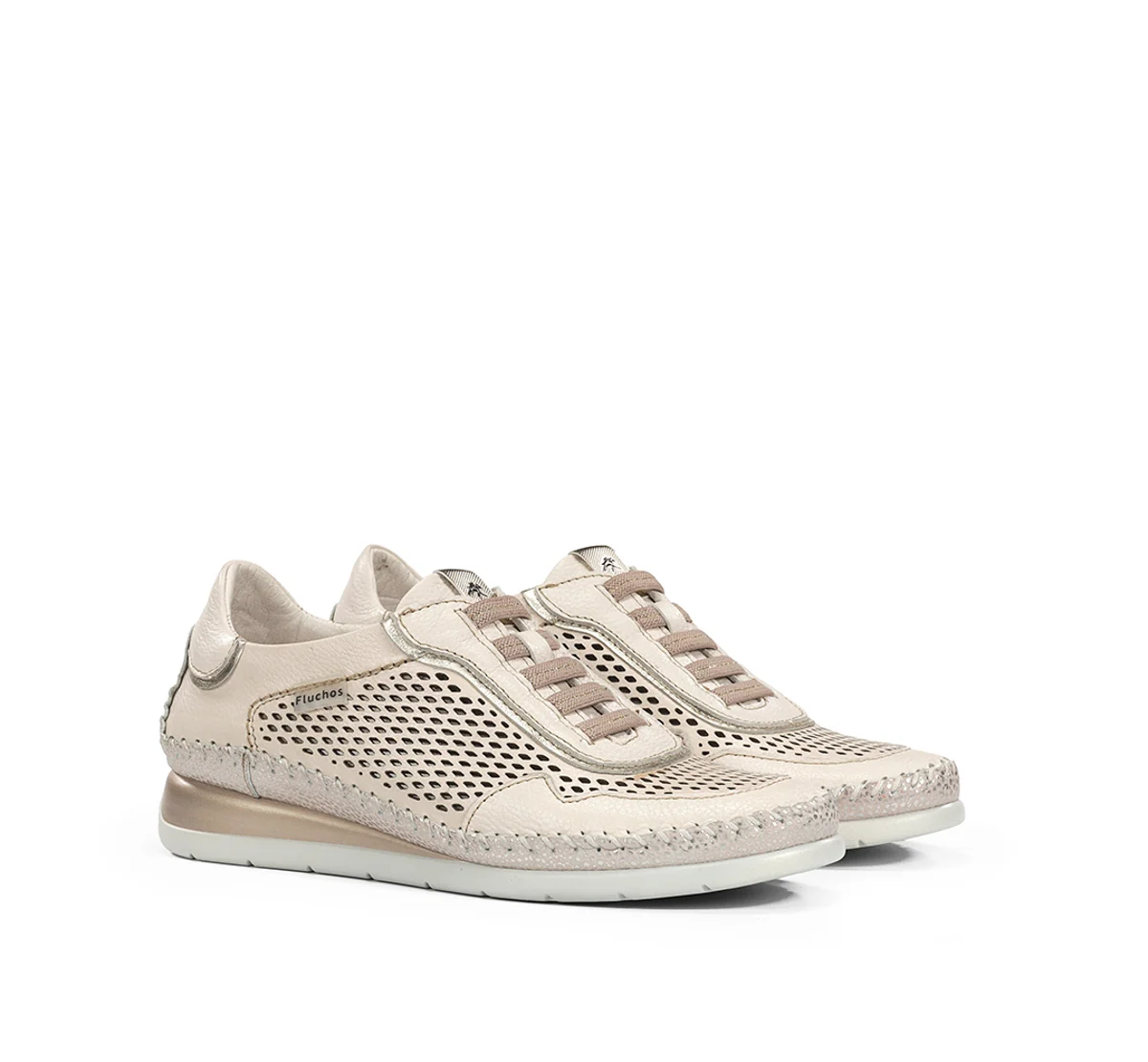 SELLA F2143 Taupe Turnschuhe - Image 2