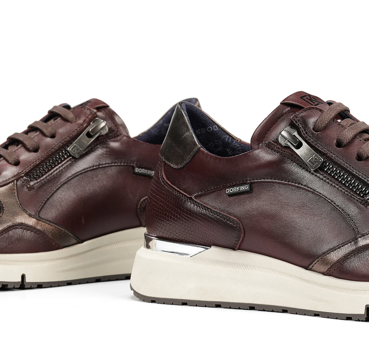 SERENA D9212 Burgunderfarbe Turnschuhe - Image 7