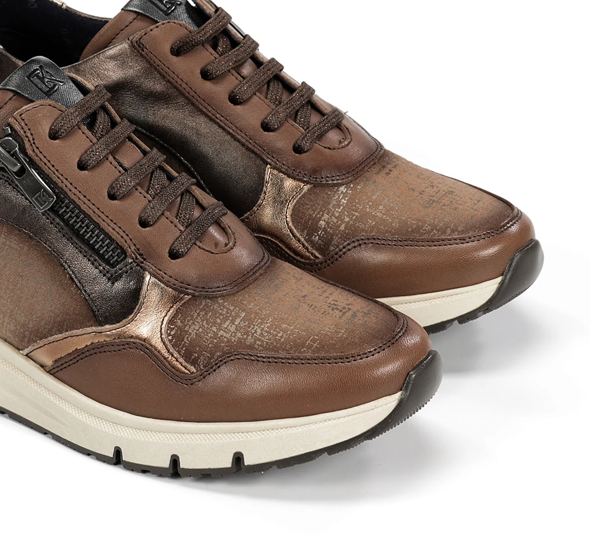 SERENA D9213 Taupe Turnschuhe - Image 6
