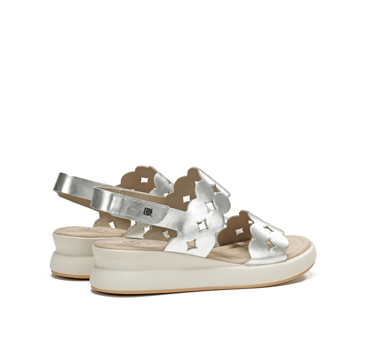 SLAM D9291 Silberne Sandale - Image 3